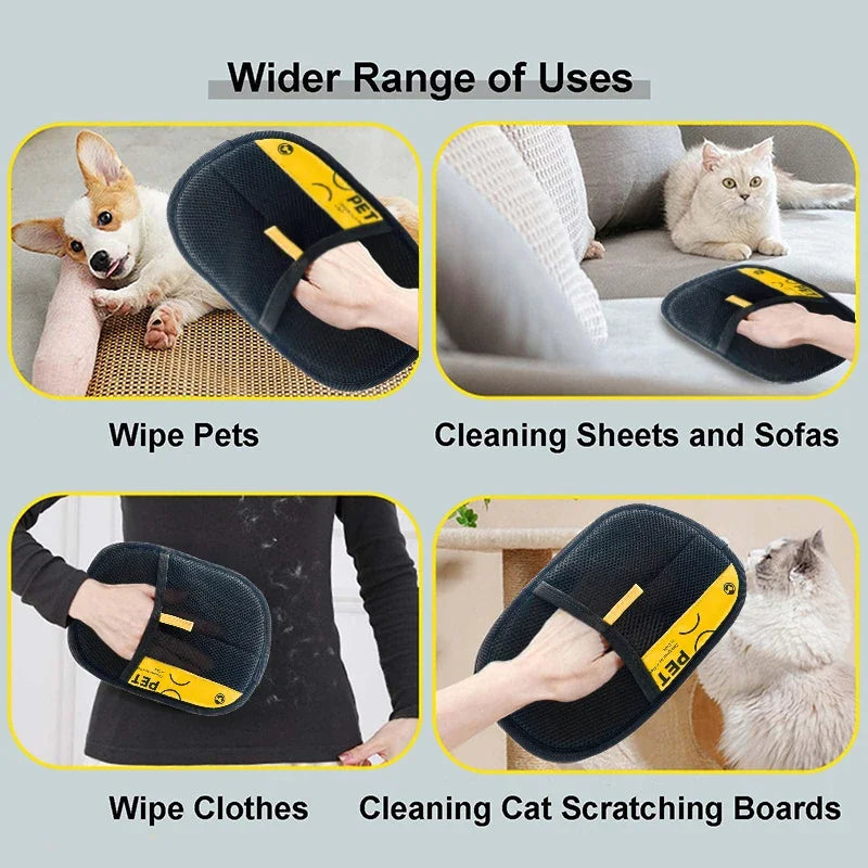 Pet Hair Remover Grooming Gloves™